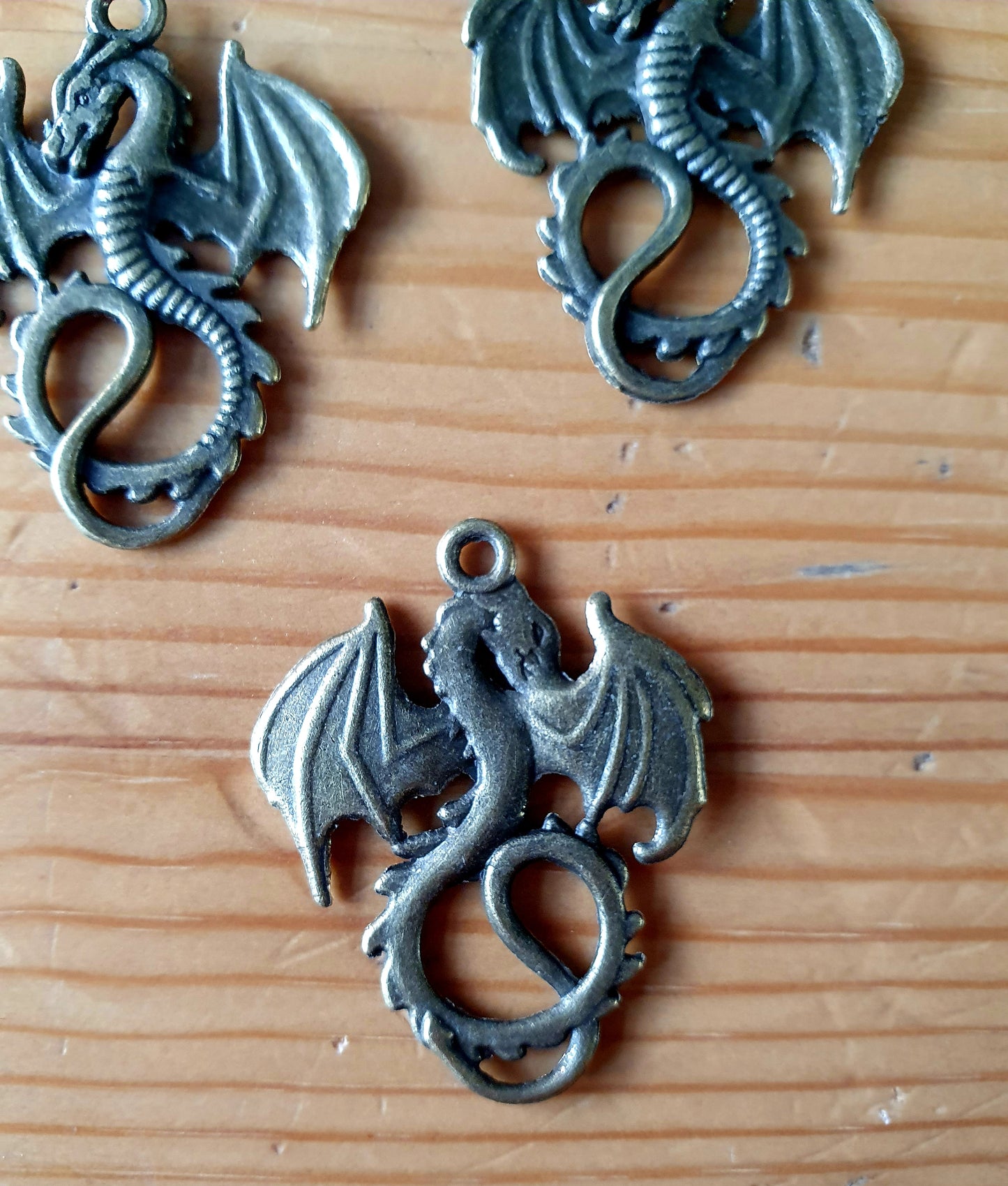 Antiek bronzen draken