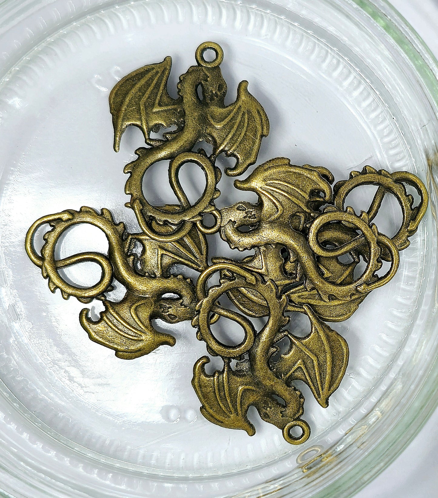 Antiek bronzen draken