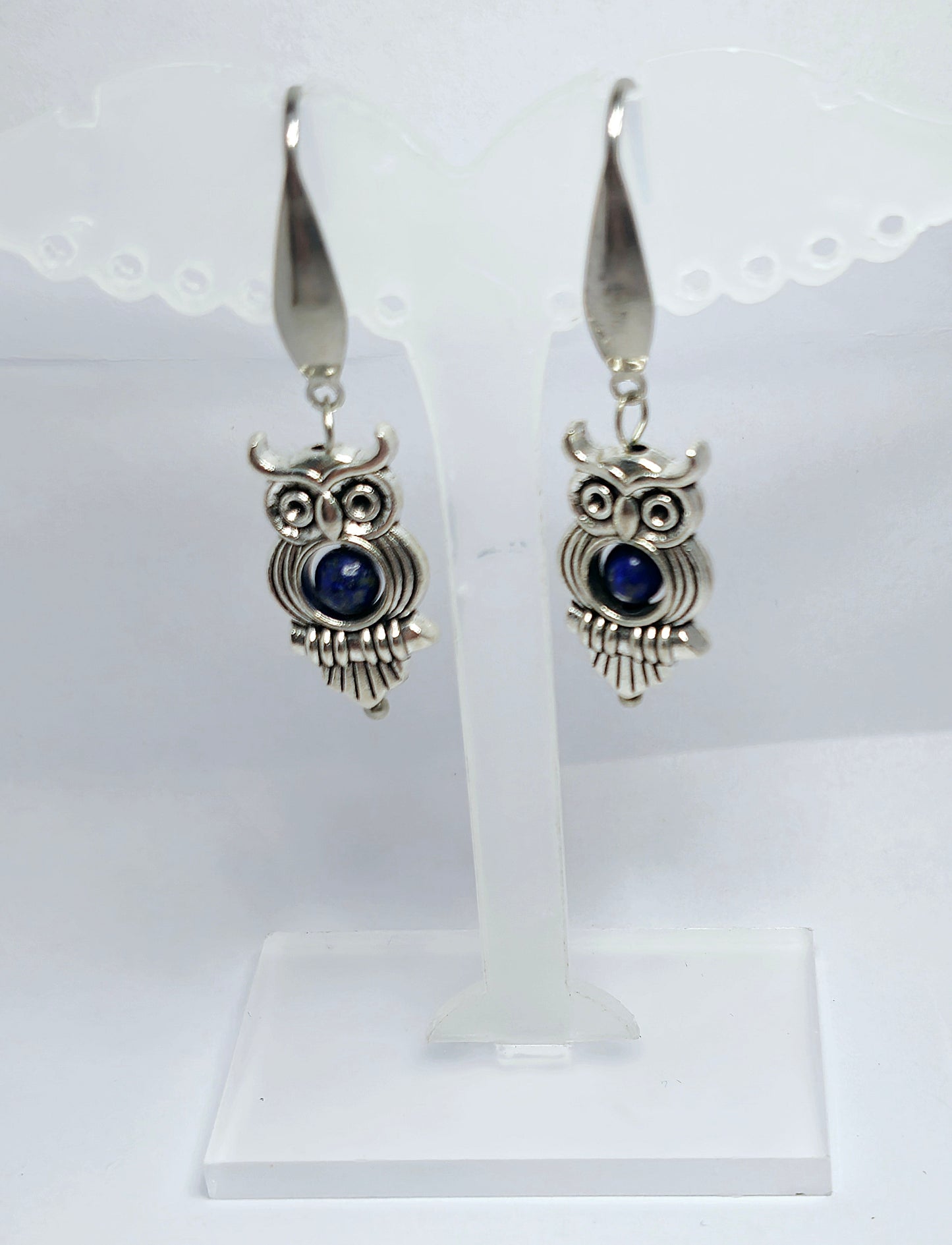Oorbellen Uil / Lapis Lazuli