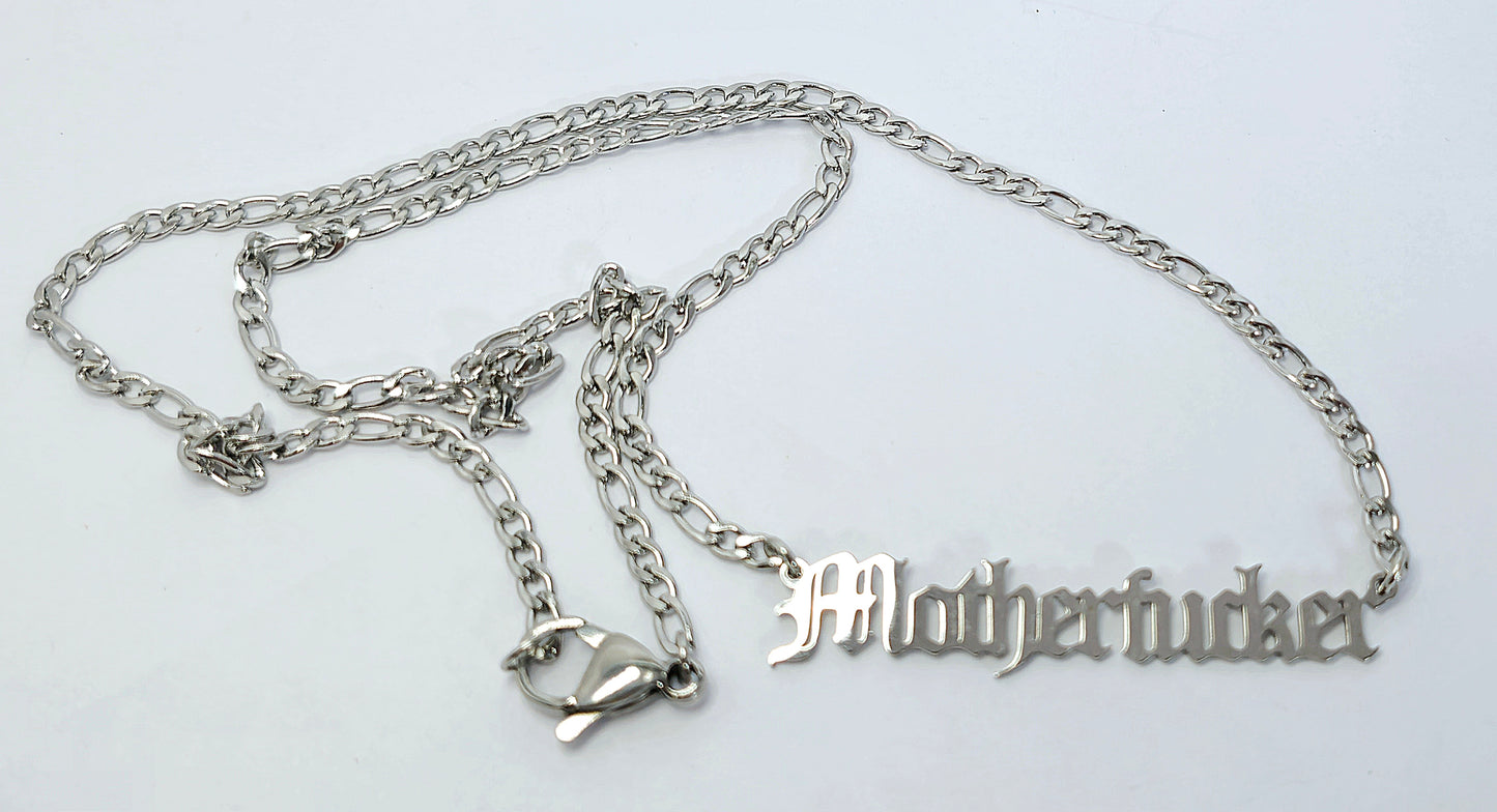 RVS ketting - Motherf8cker