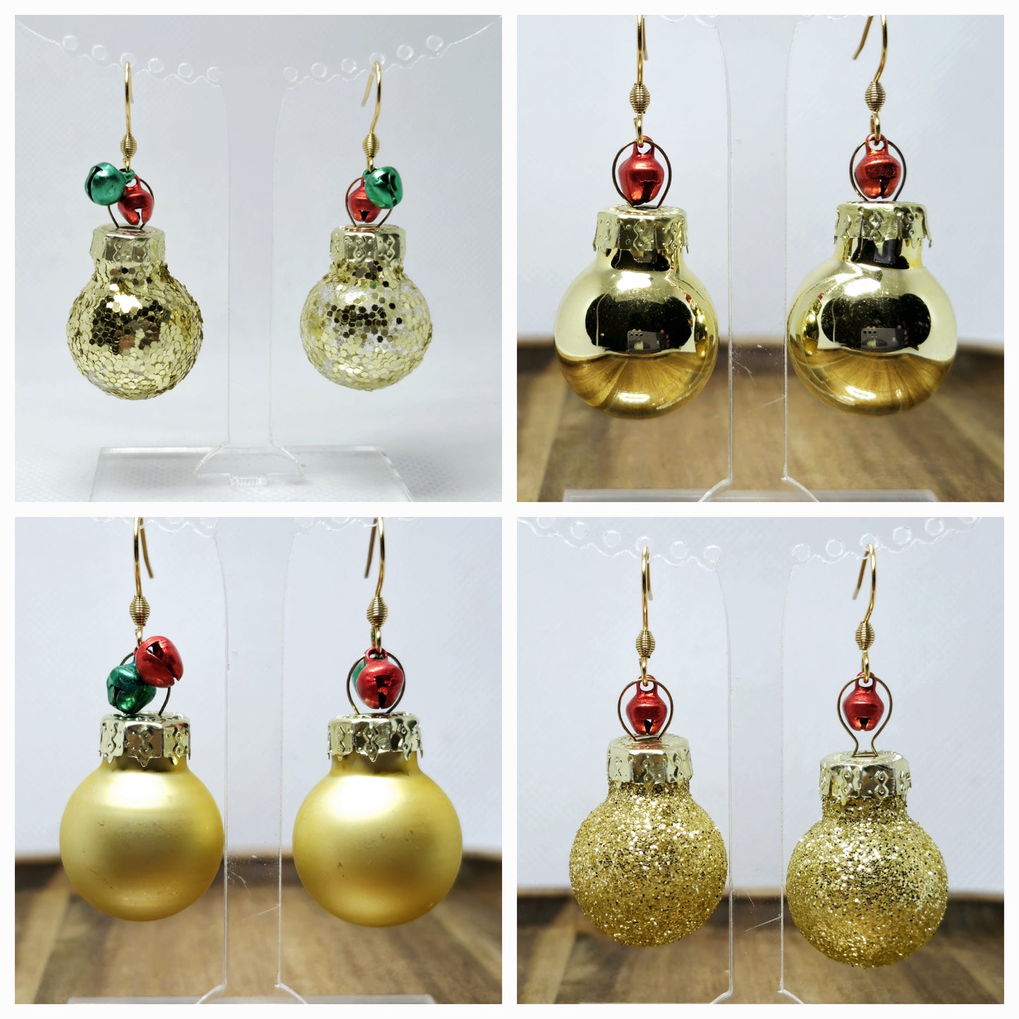 Kerstbal oorbellen!
