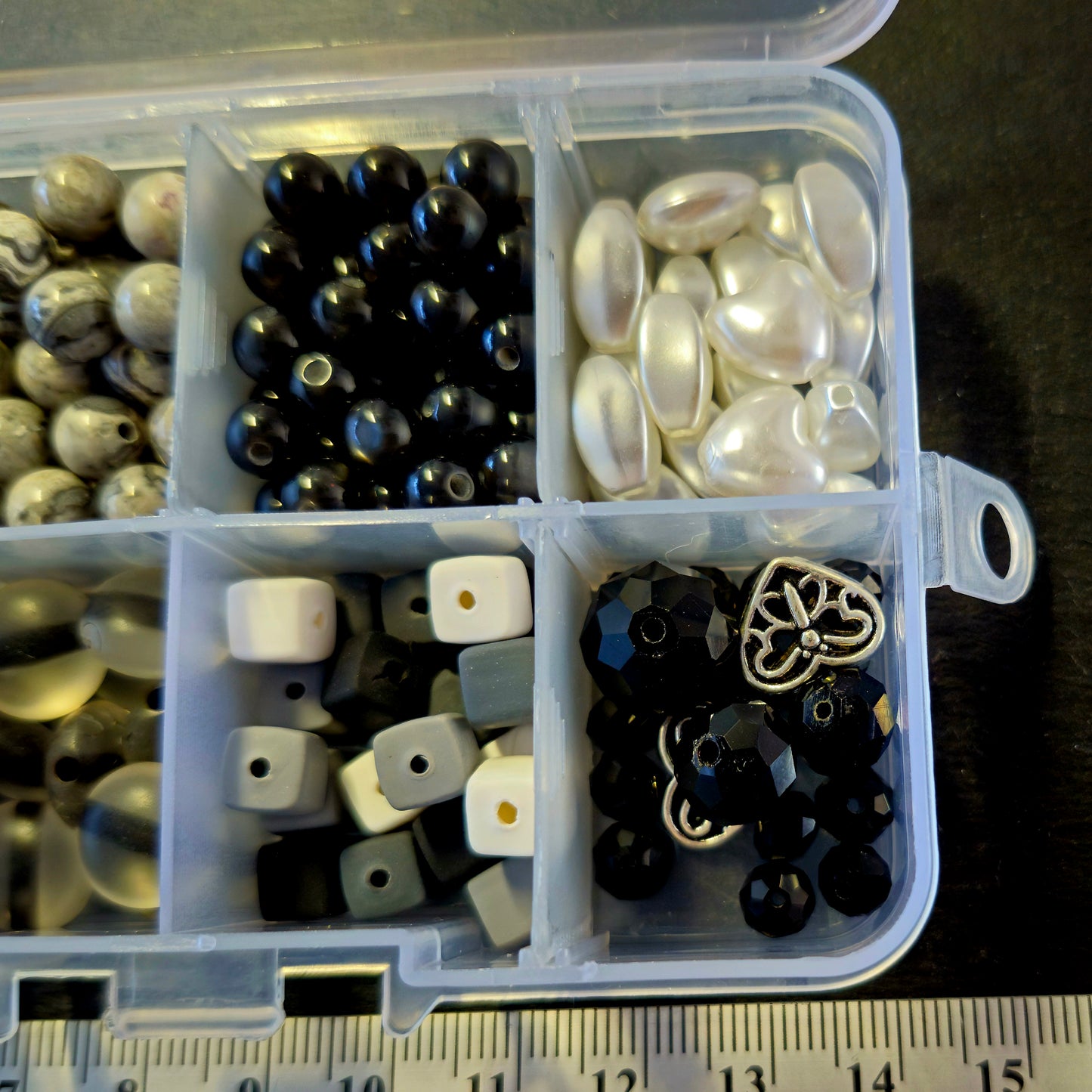 Kralenbox Zwart