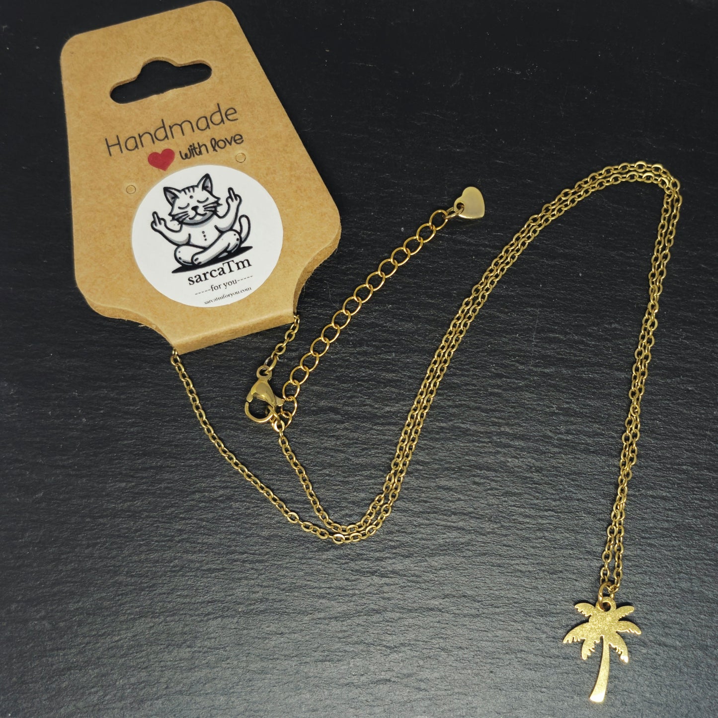 Rvs ketting palmboom