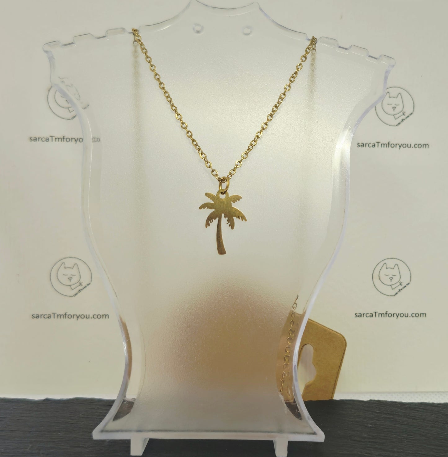 Rvs ketting palmboom