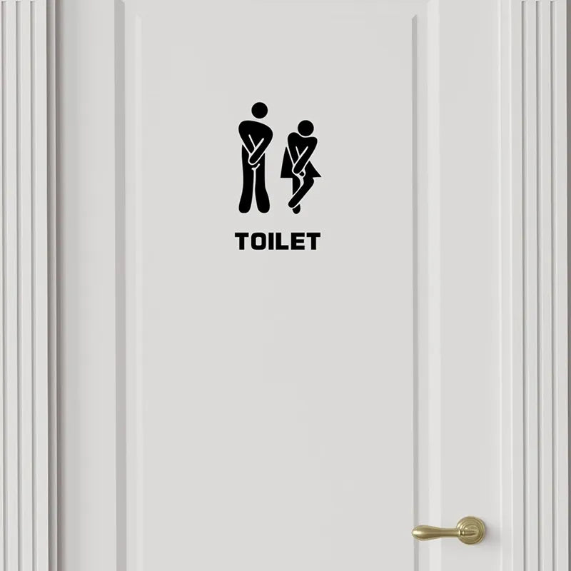 Toilet sticker