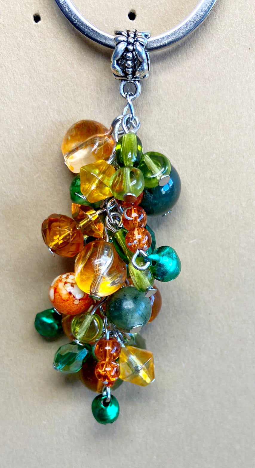 Sleutelhanger Bells n Balls Oranje/Groen
