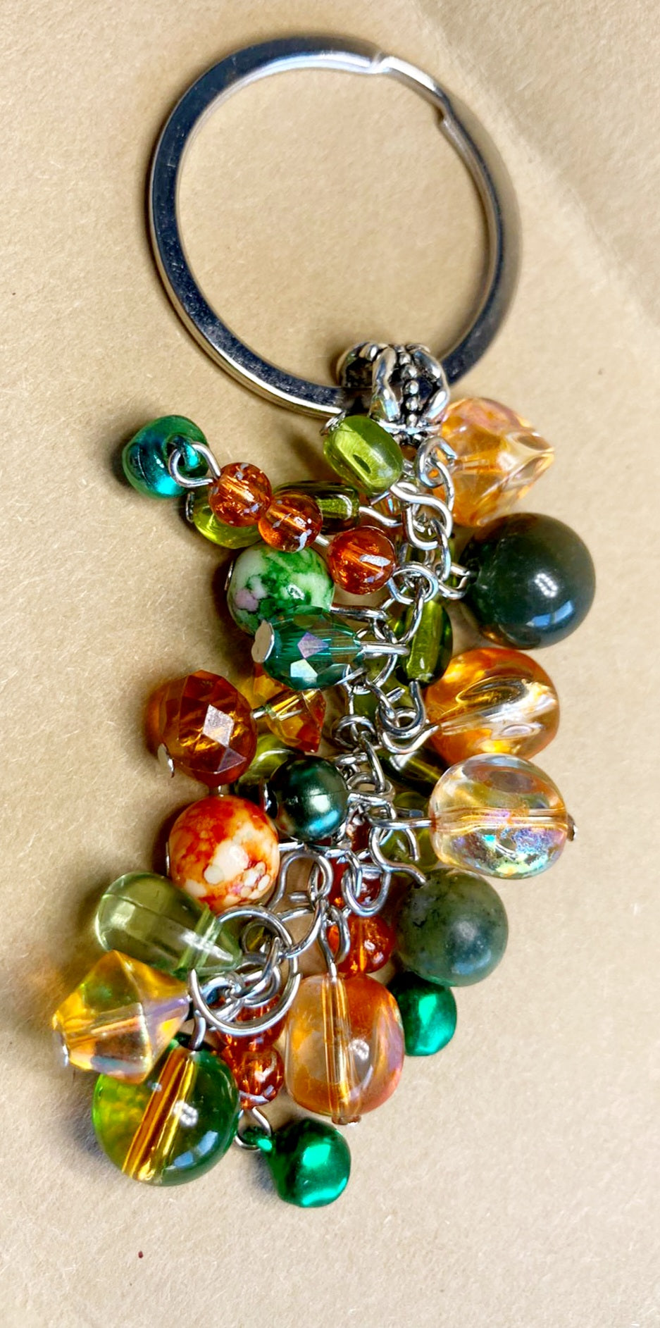 Sleutelhanger Bells n Balls Oranje/Groen