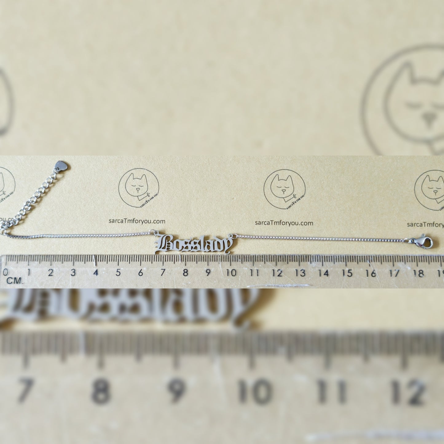 Rvs armbandje bosslady