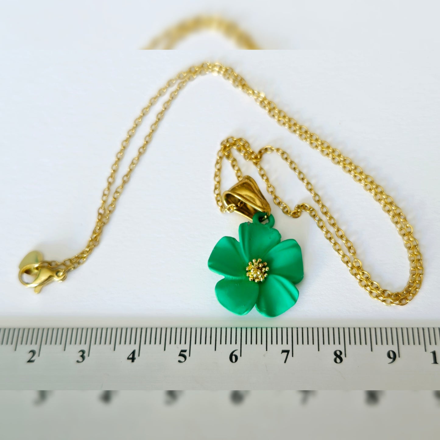 Ketting bloem - groen