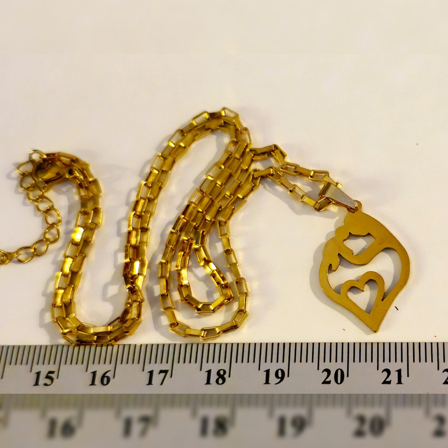 Ketting Moeder en kind (box-ketting)