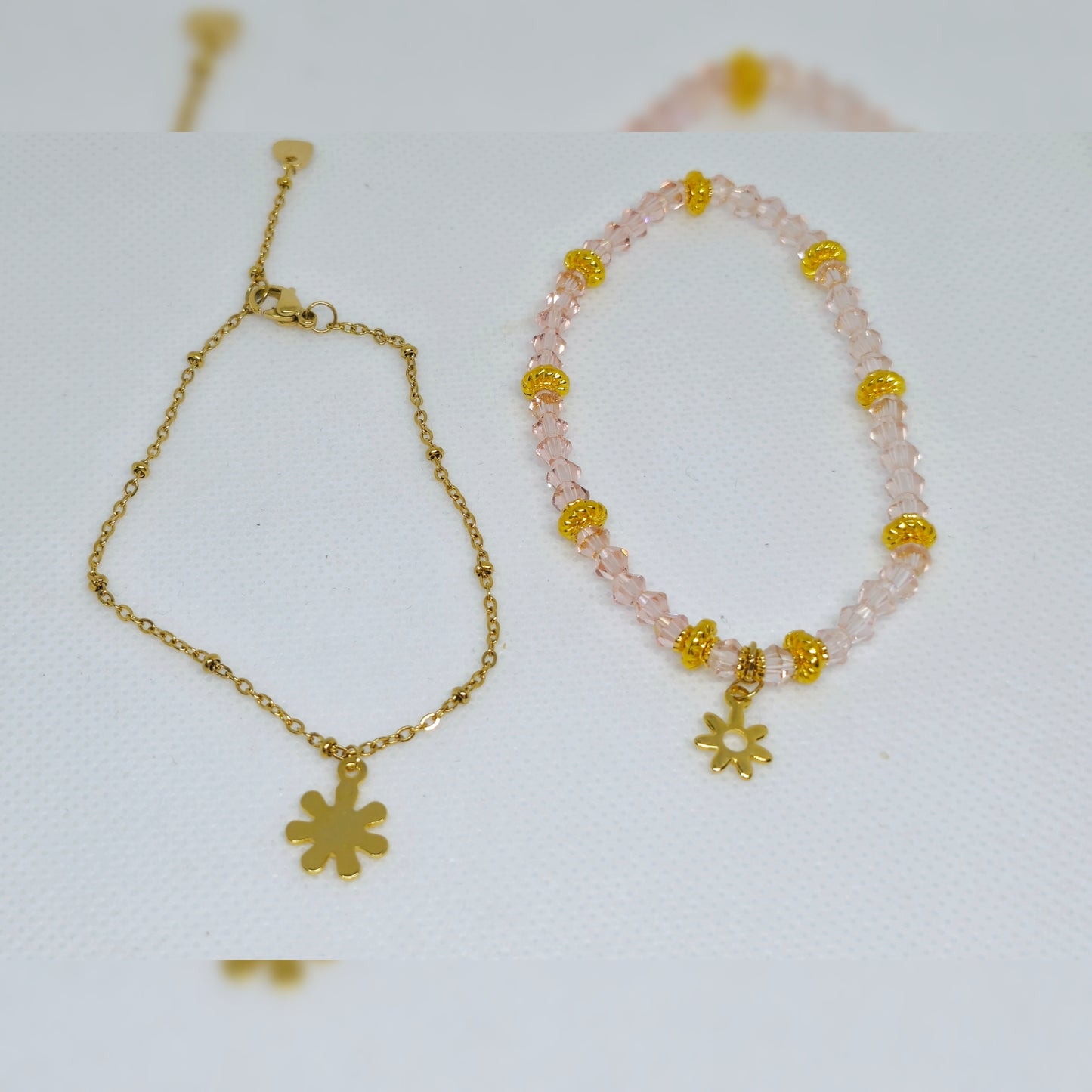 Armbandenset bloem