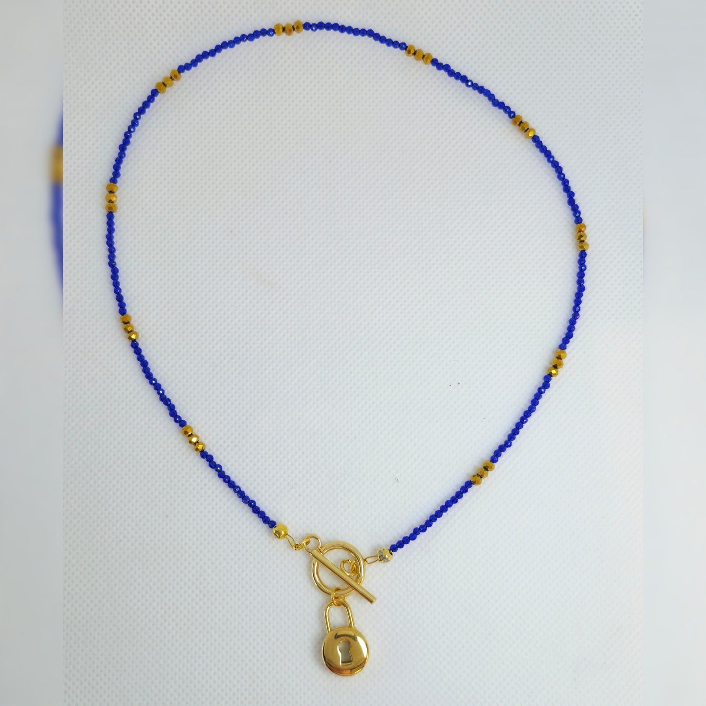 Ketting royal blue / choker