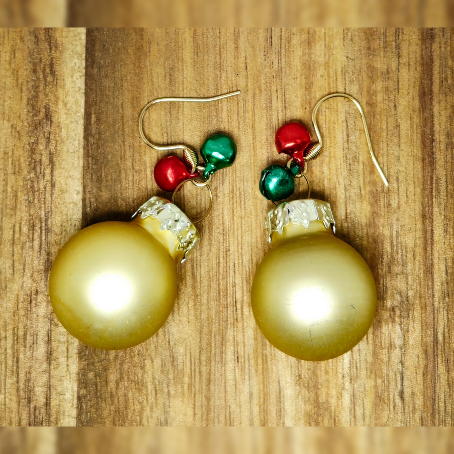 Kerstbal oorbellen!
