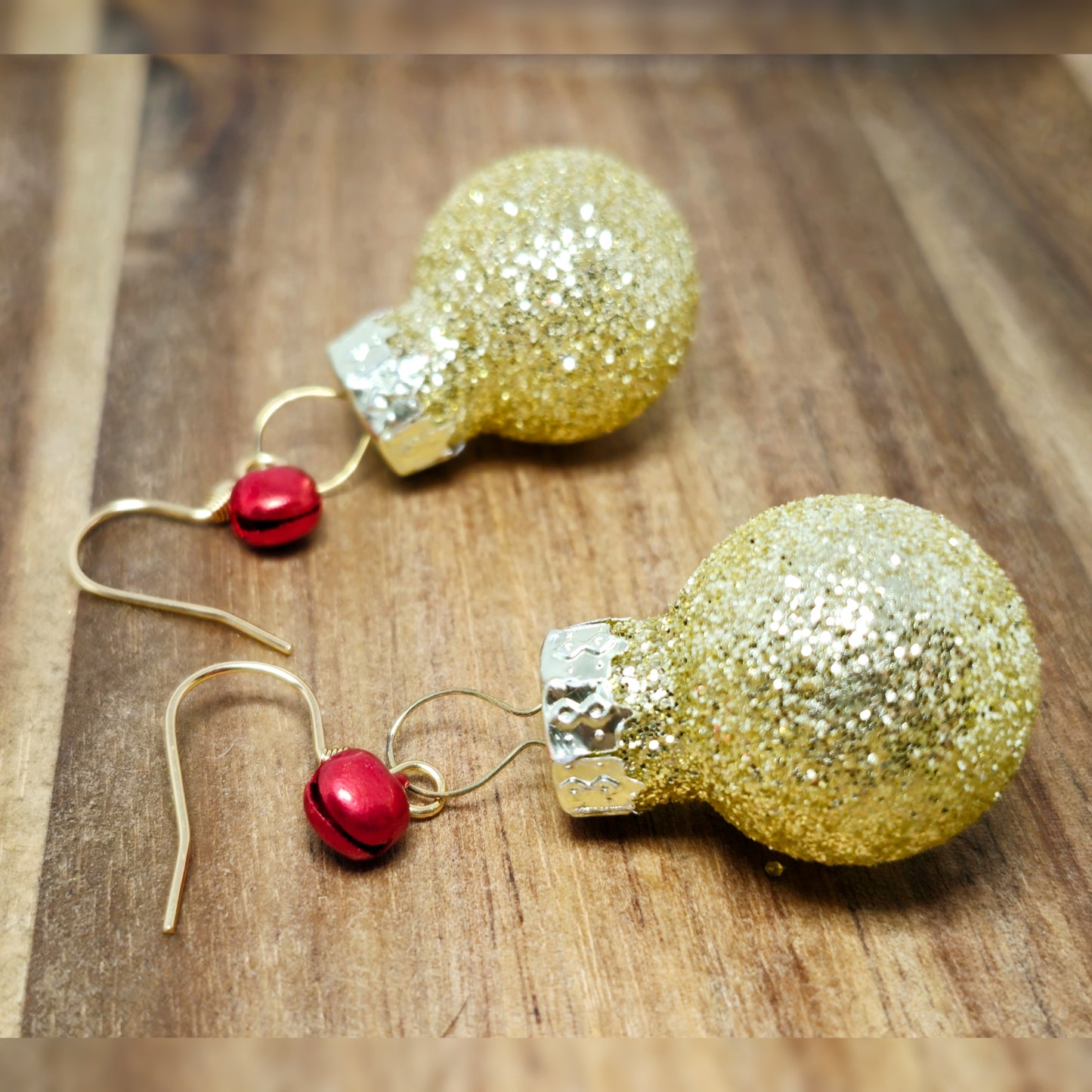Kerstbal oorbellen!