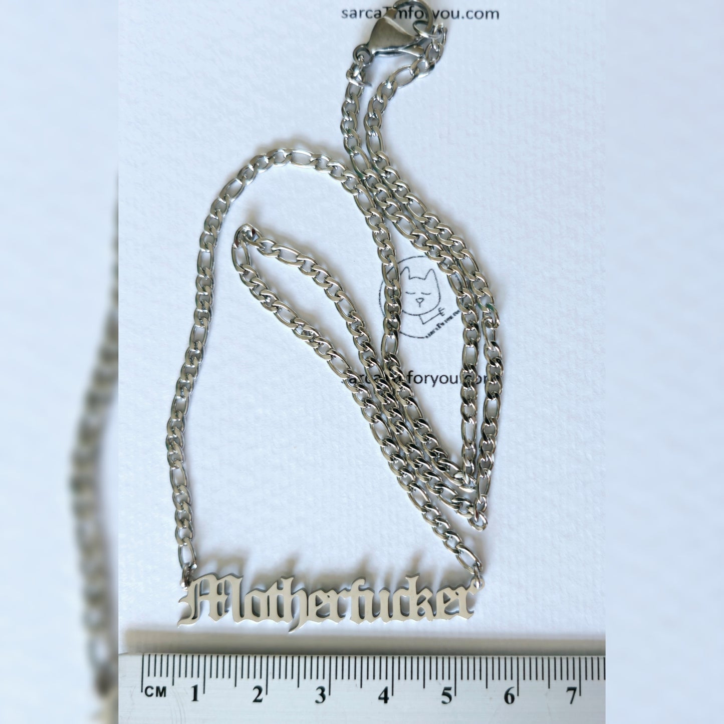 RVS ketting - Motherf8cker
