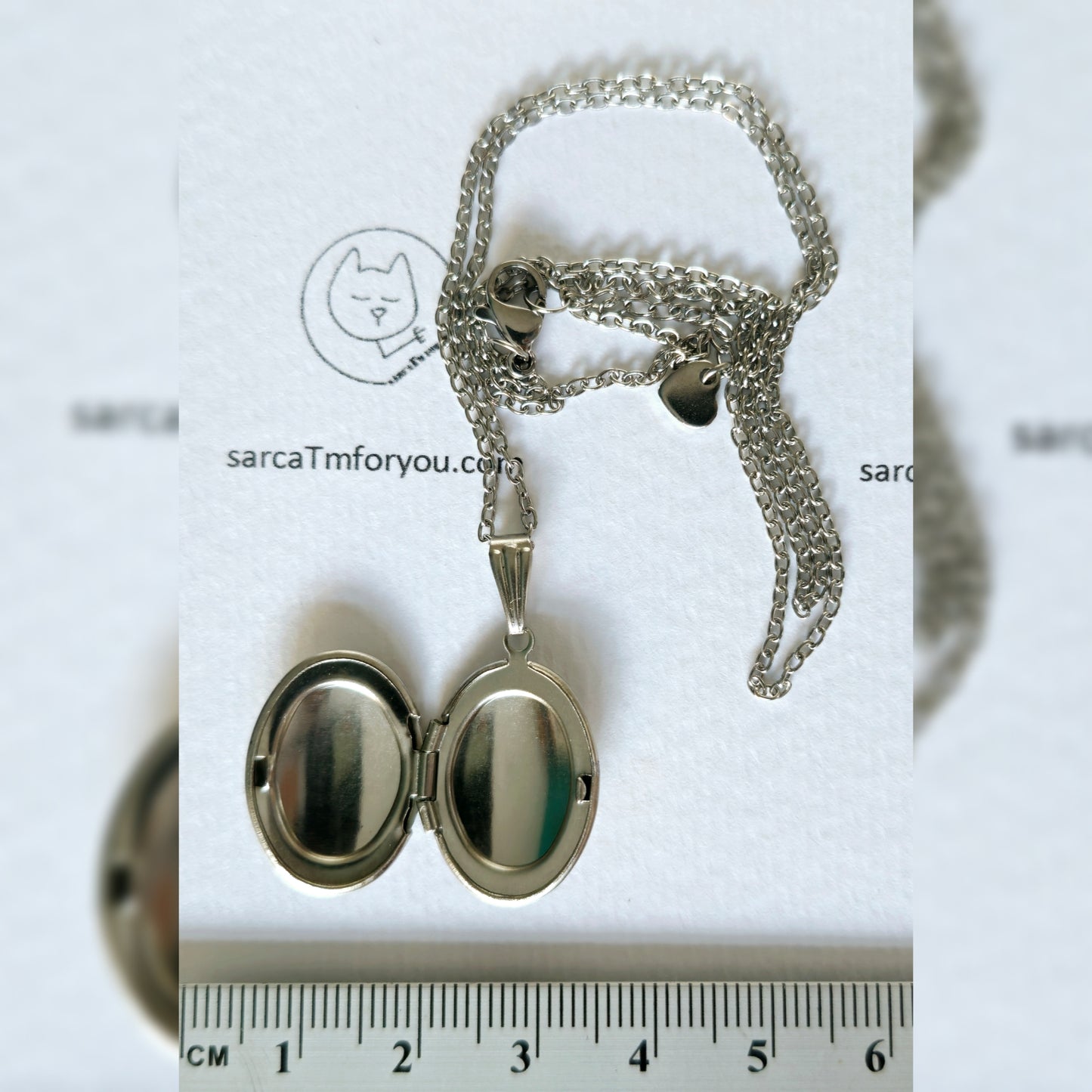 Foto-medaillon ketting ovaal