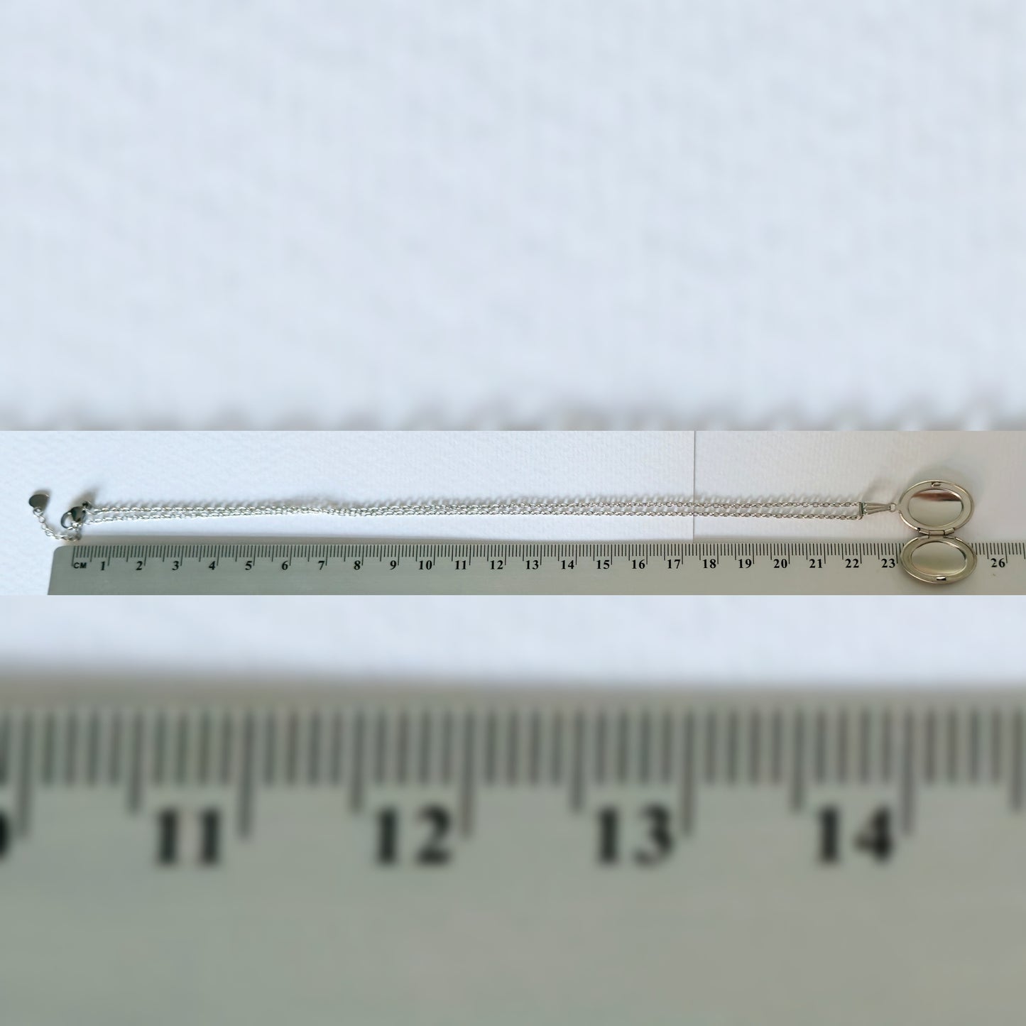 Foto-medaillon ketting ovaal