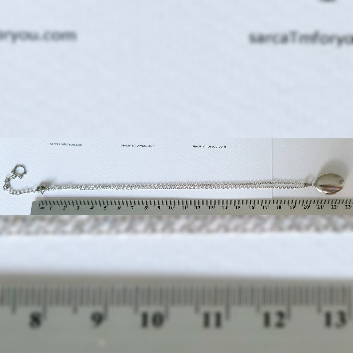 Foto-medaillon ketting ovaal