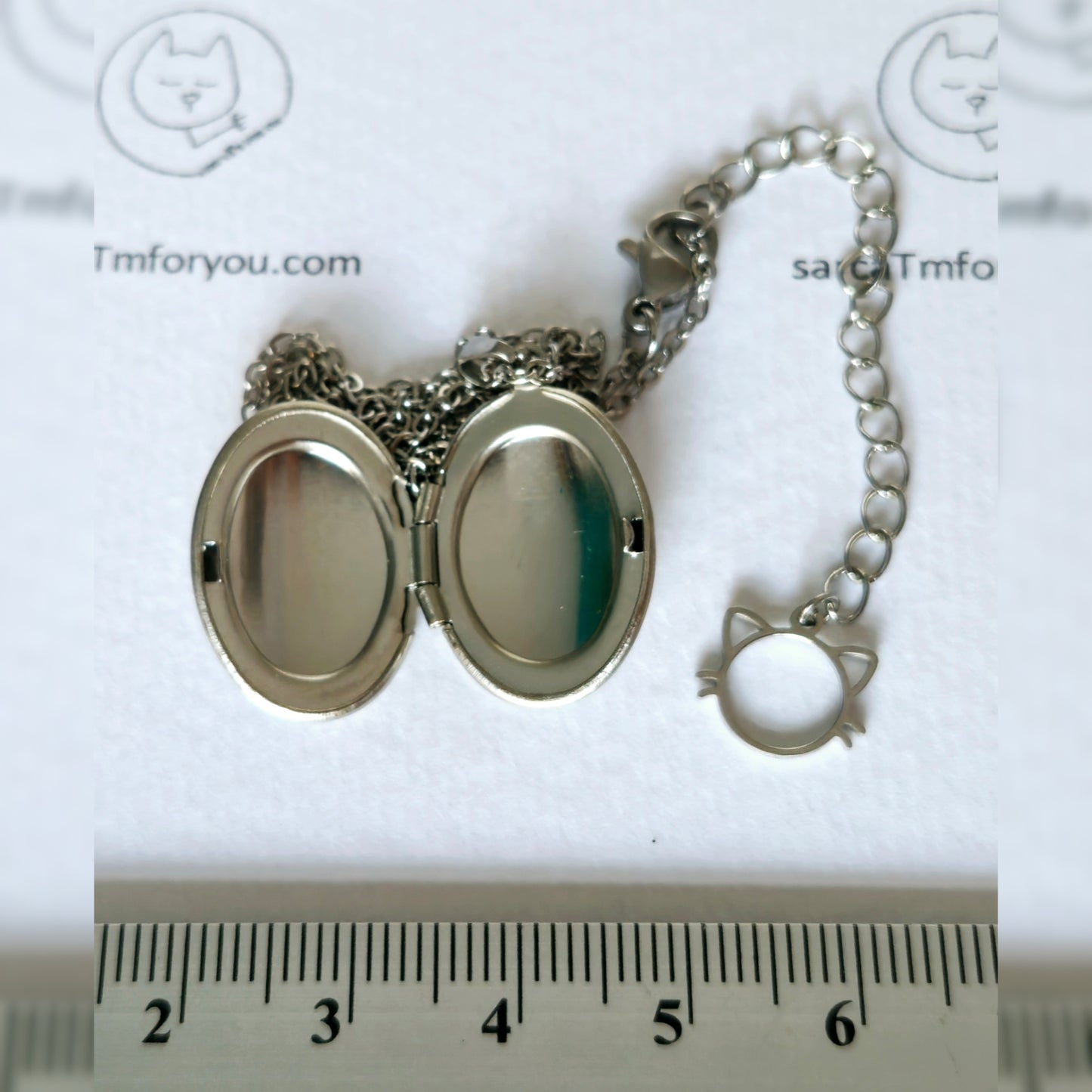 Foto-medaillon ketting ovaal