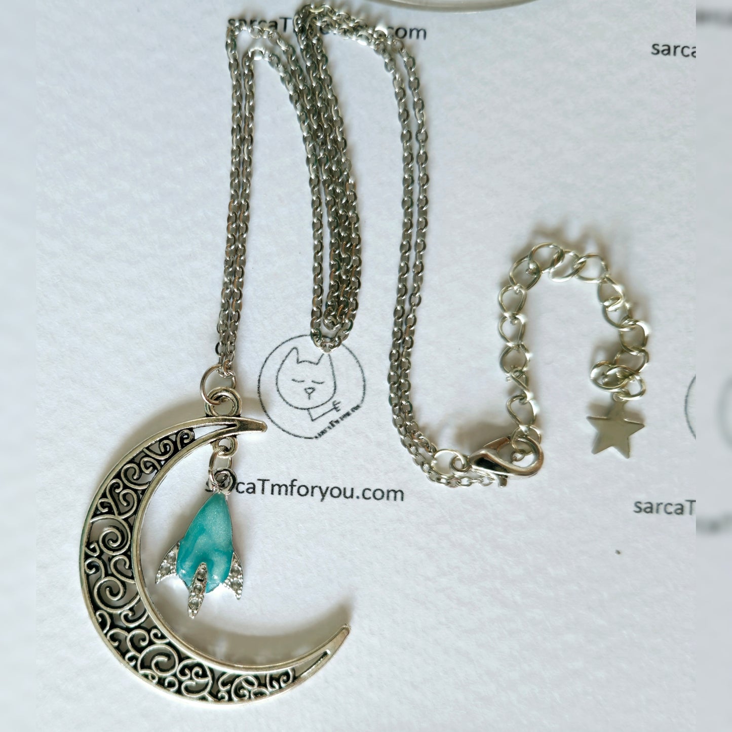 Ketting Maan en raket