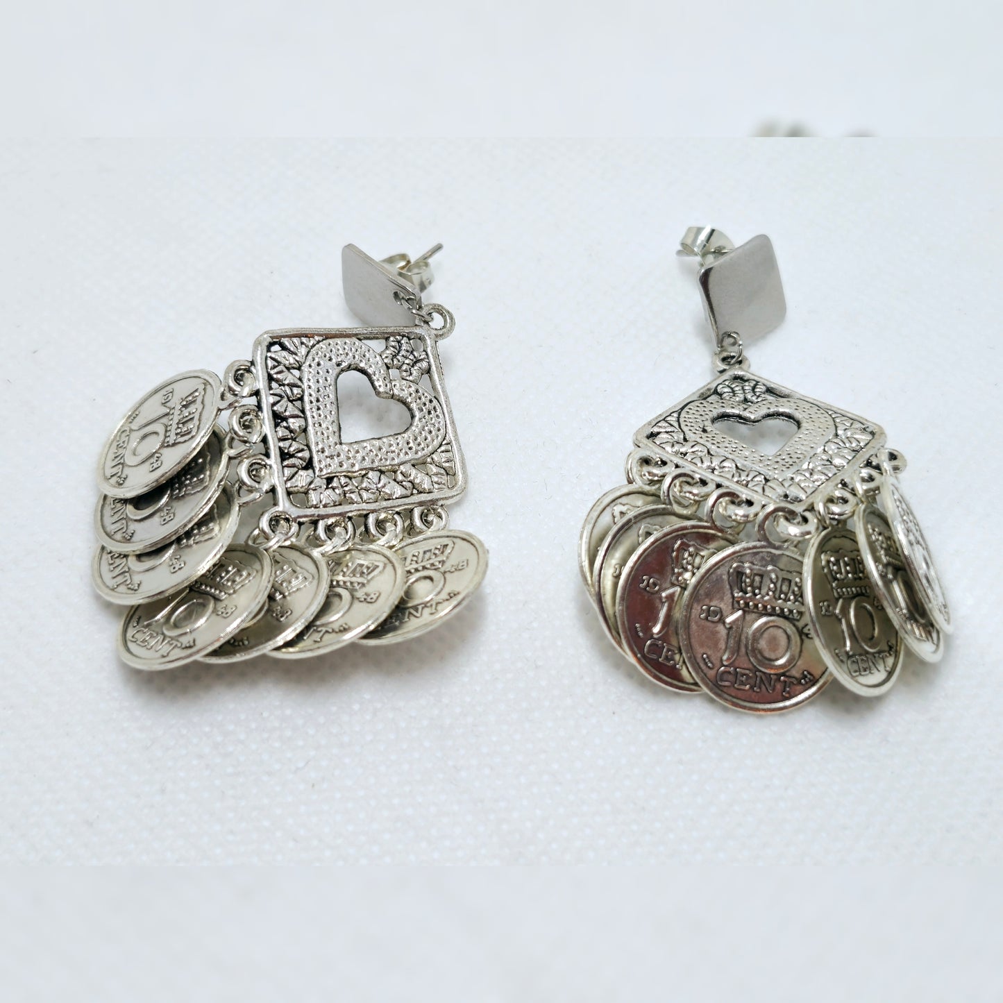 Boho oorbellen muntjes