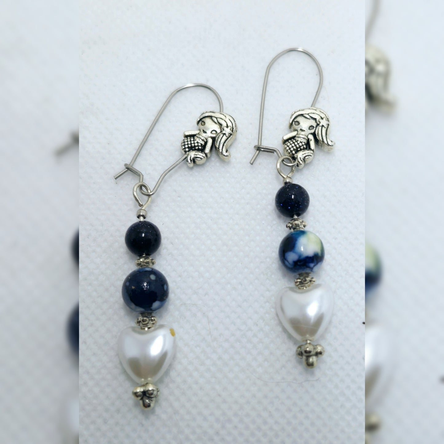 Oorhangers blauw zeemeermin