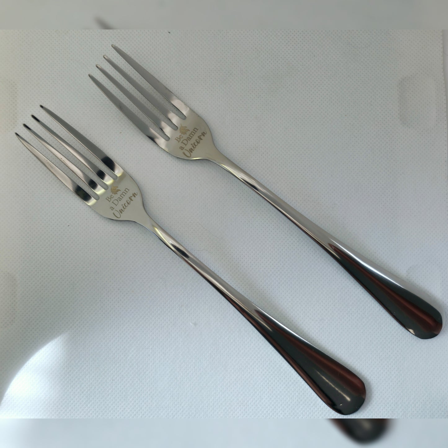 Diner-vork set 'be a damn unicorn'
