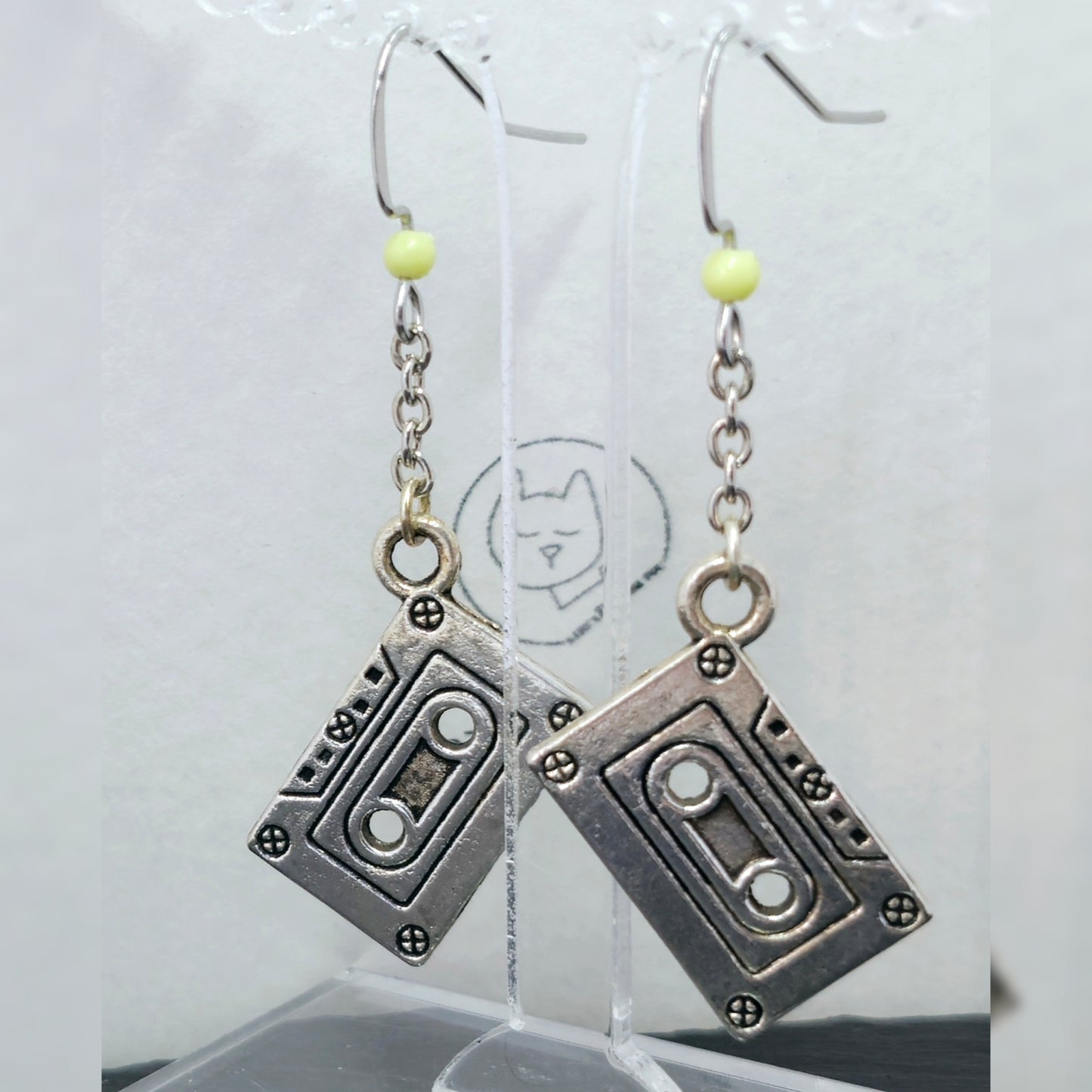 Oorbellen Cassettebandjes RVS