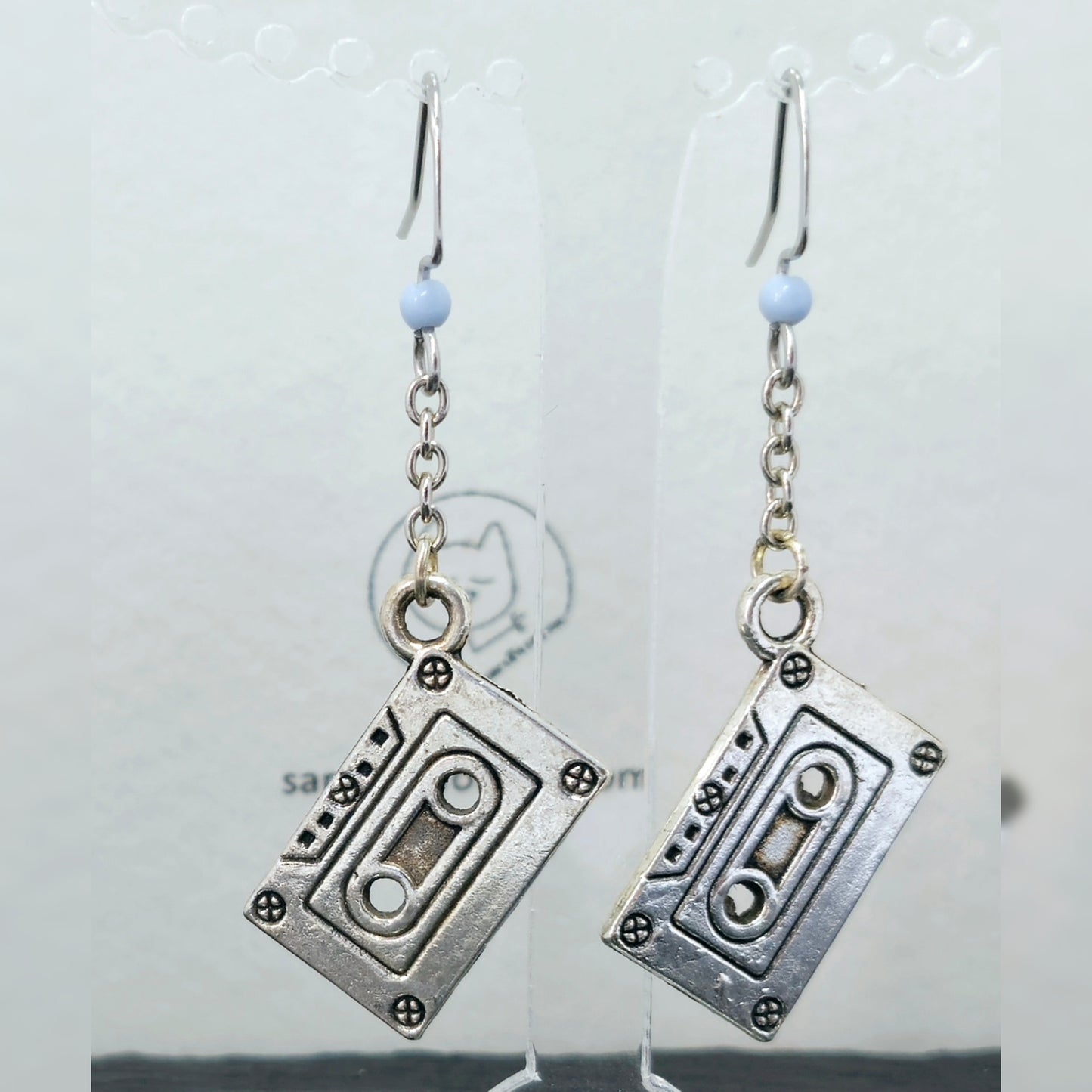 Oorbellen Cassettebandjes RVS