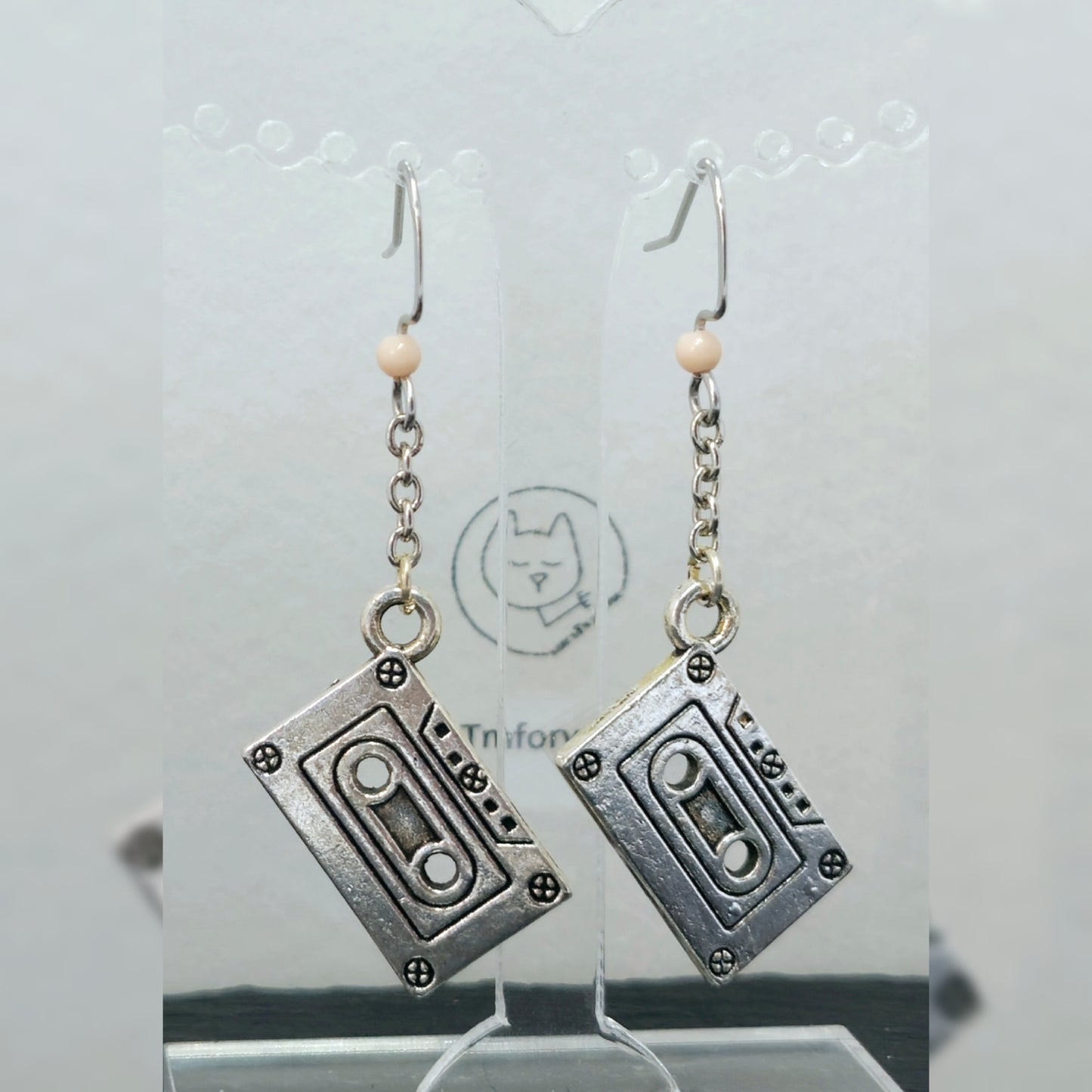 Oorbellen Cassettebandjes RVS