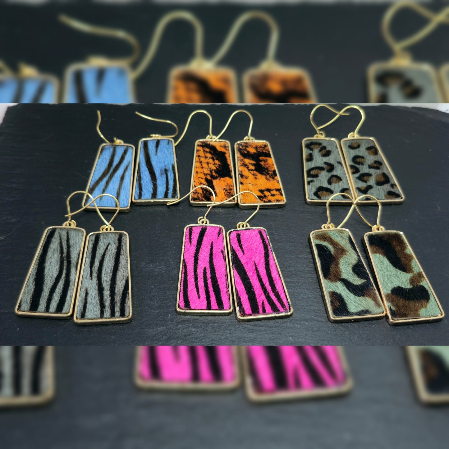Oorbellen Patroon met kleur!