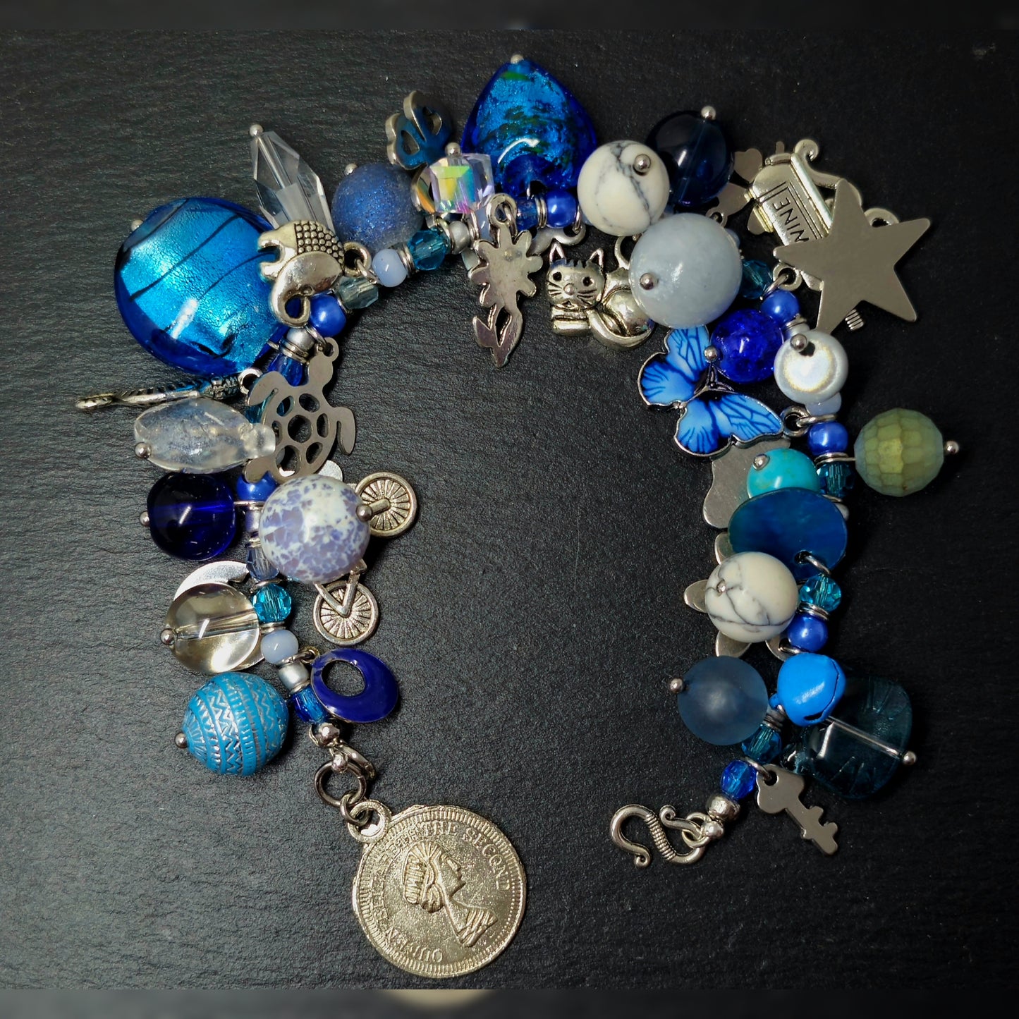 Beadsoup - zilver/blauw