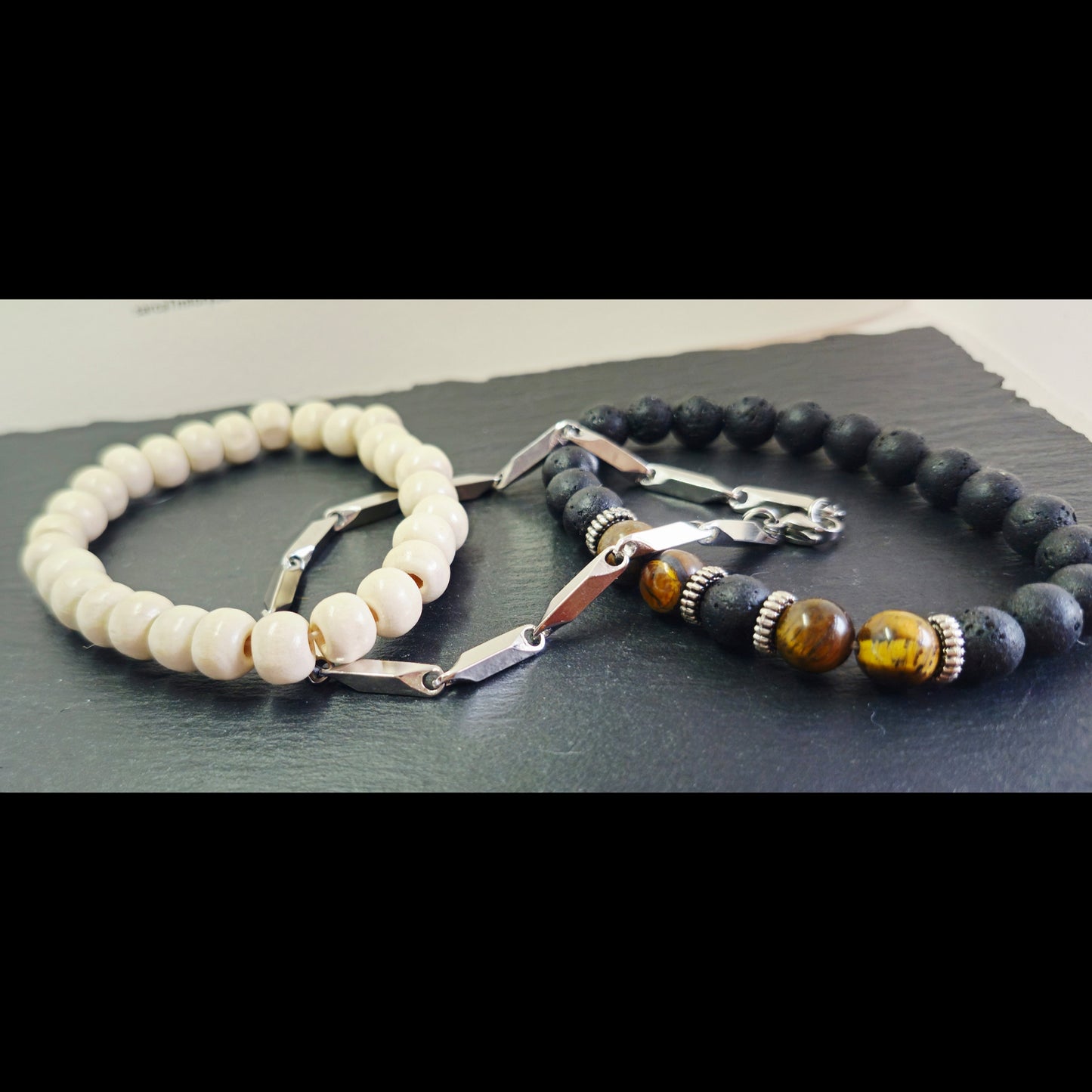 Heren armbanden set