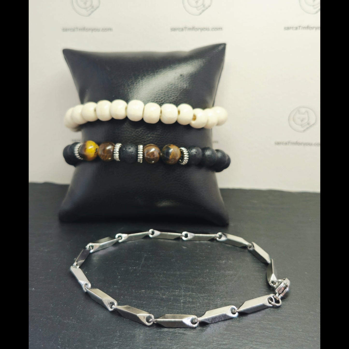 Heren armbanden set