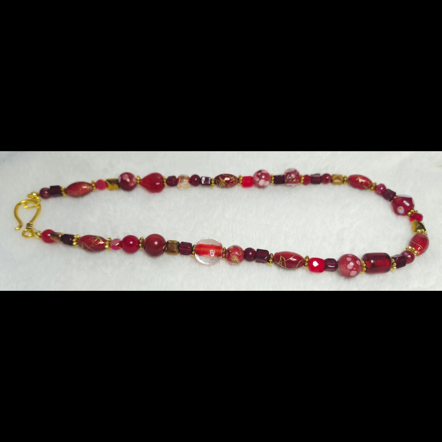 Unieke ketting - rood