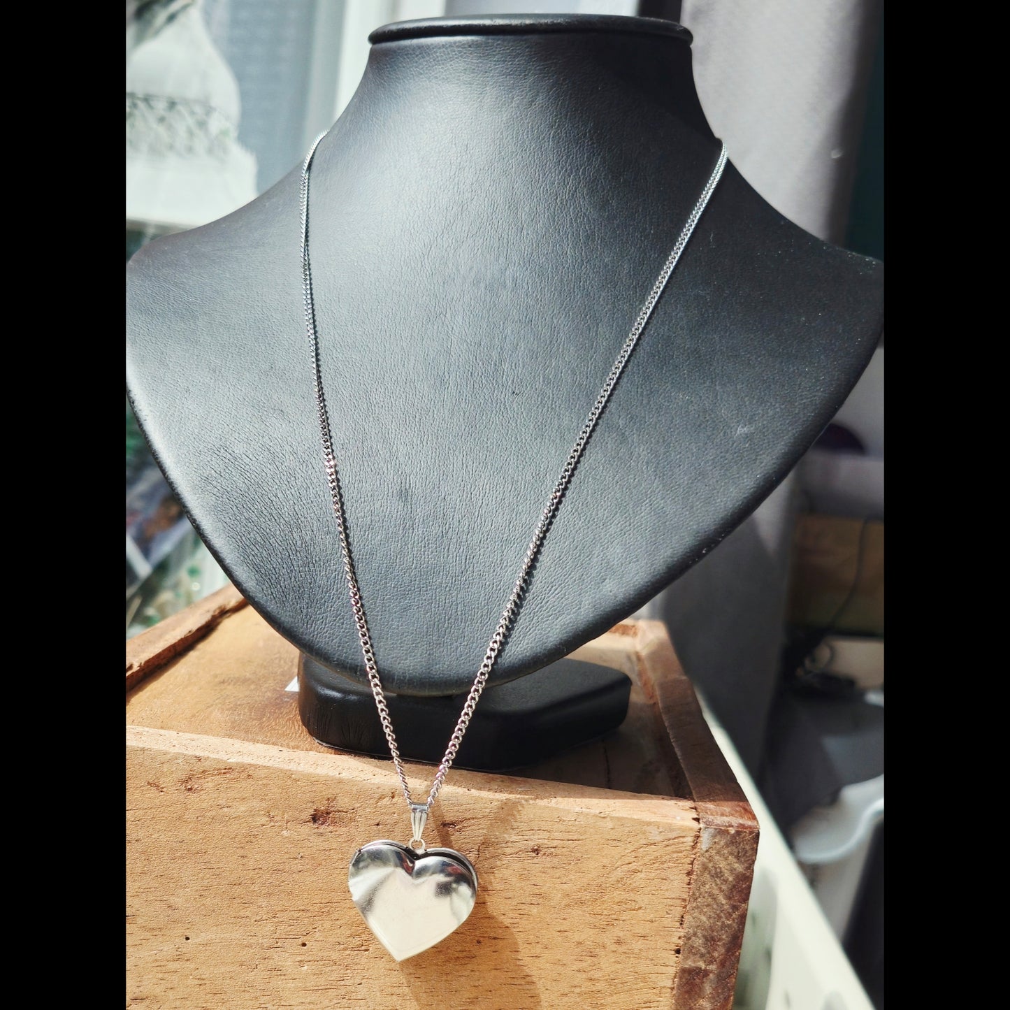 Foto-medaillon ketting hart (2)