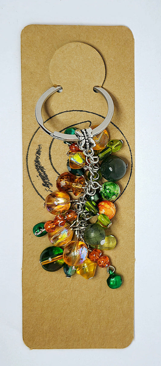 Sleutelhanger Bells n Balls Oranje/Groen