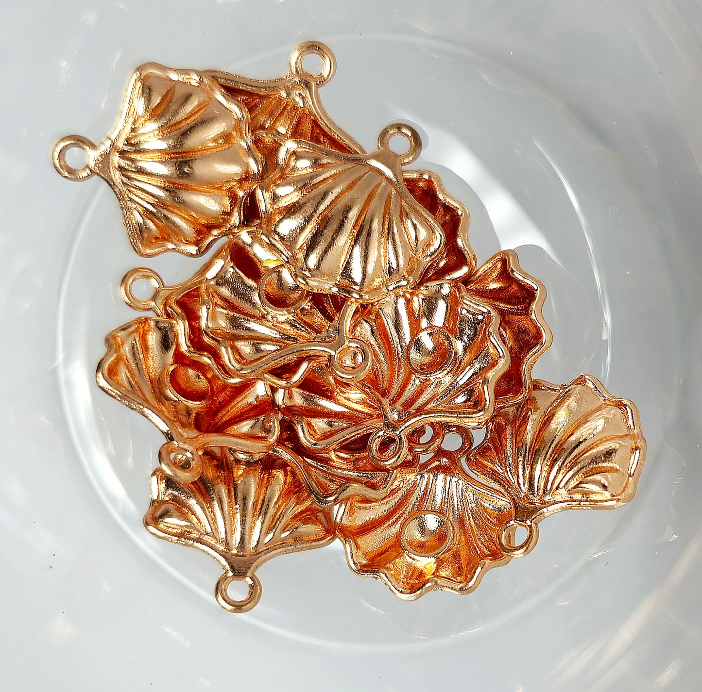 Rose-gouden schelpjes