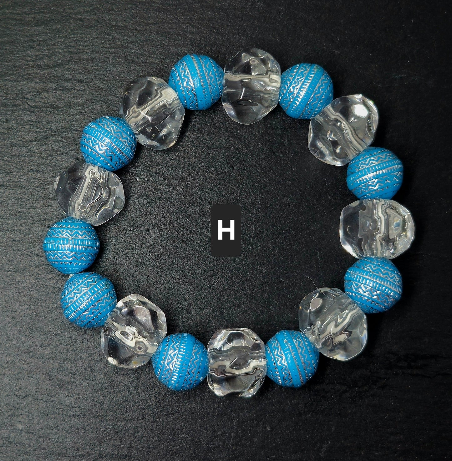 Stackable bracelets A-I