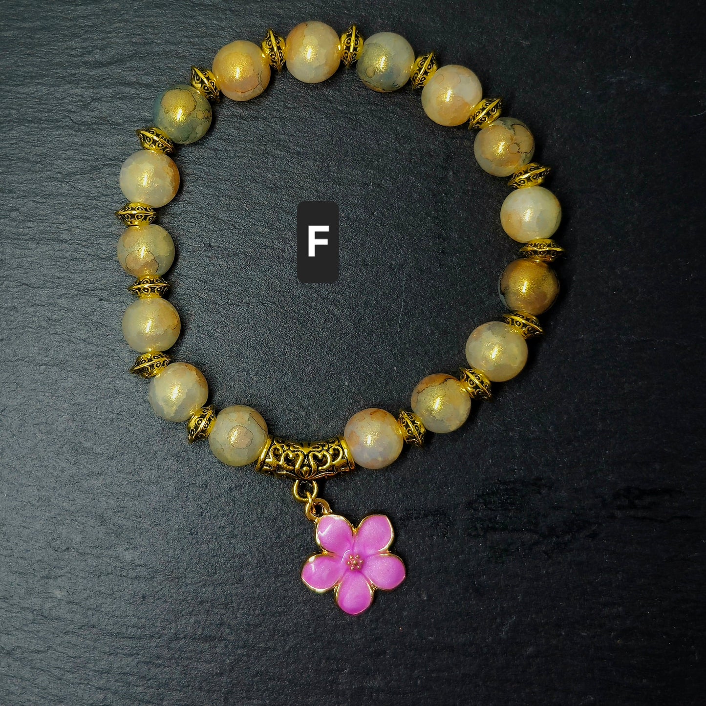 Stackable bracelets A-I