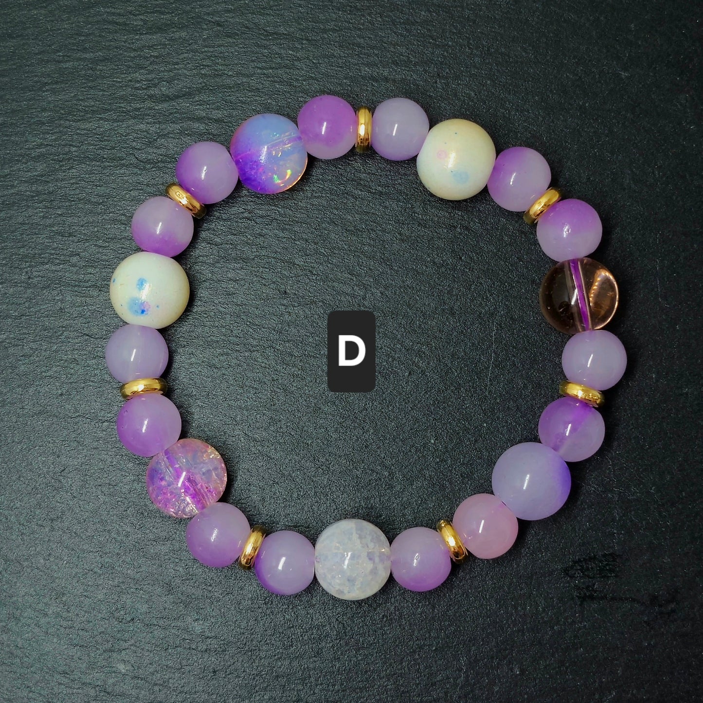 Stackable bracelets A-I