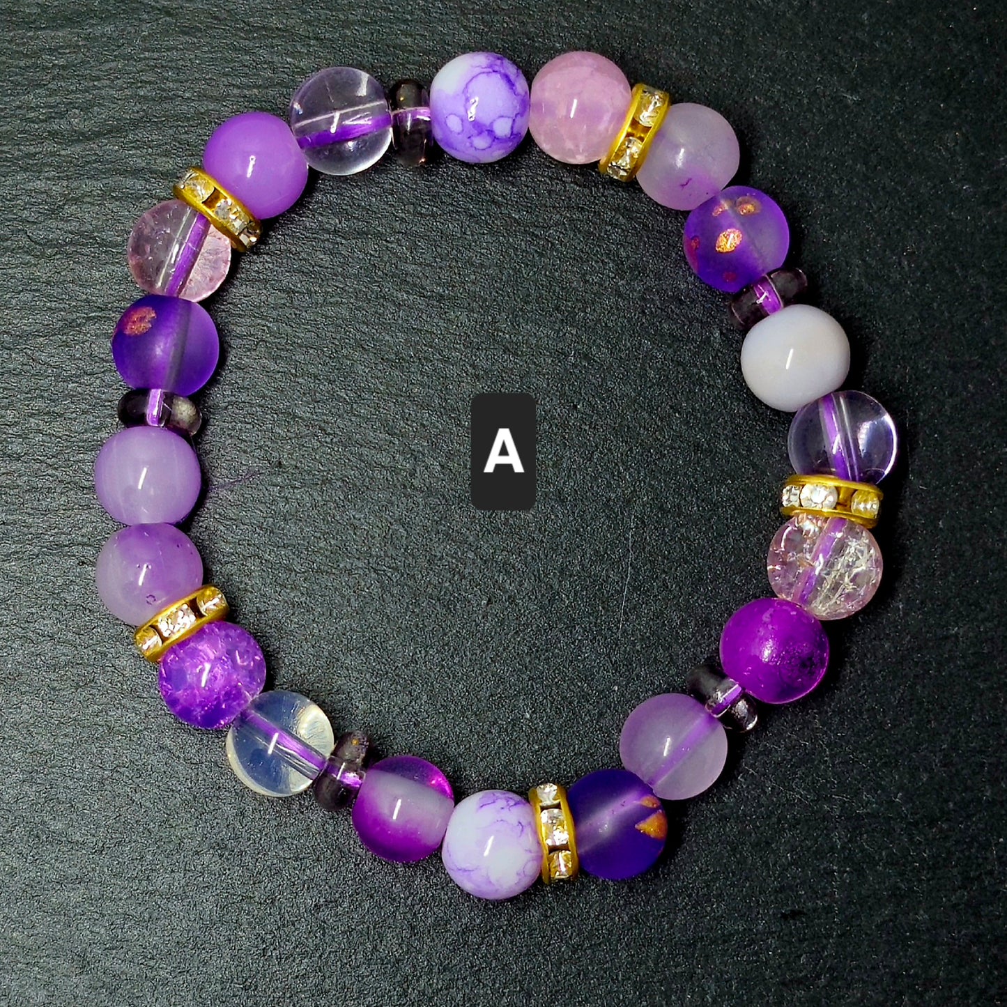 Stackable bracelets A-I