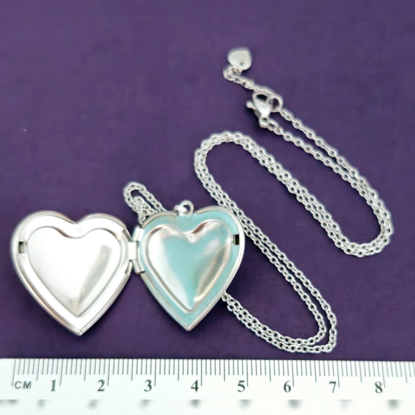 Foto-medaillon ketting hart (1)