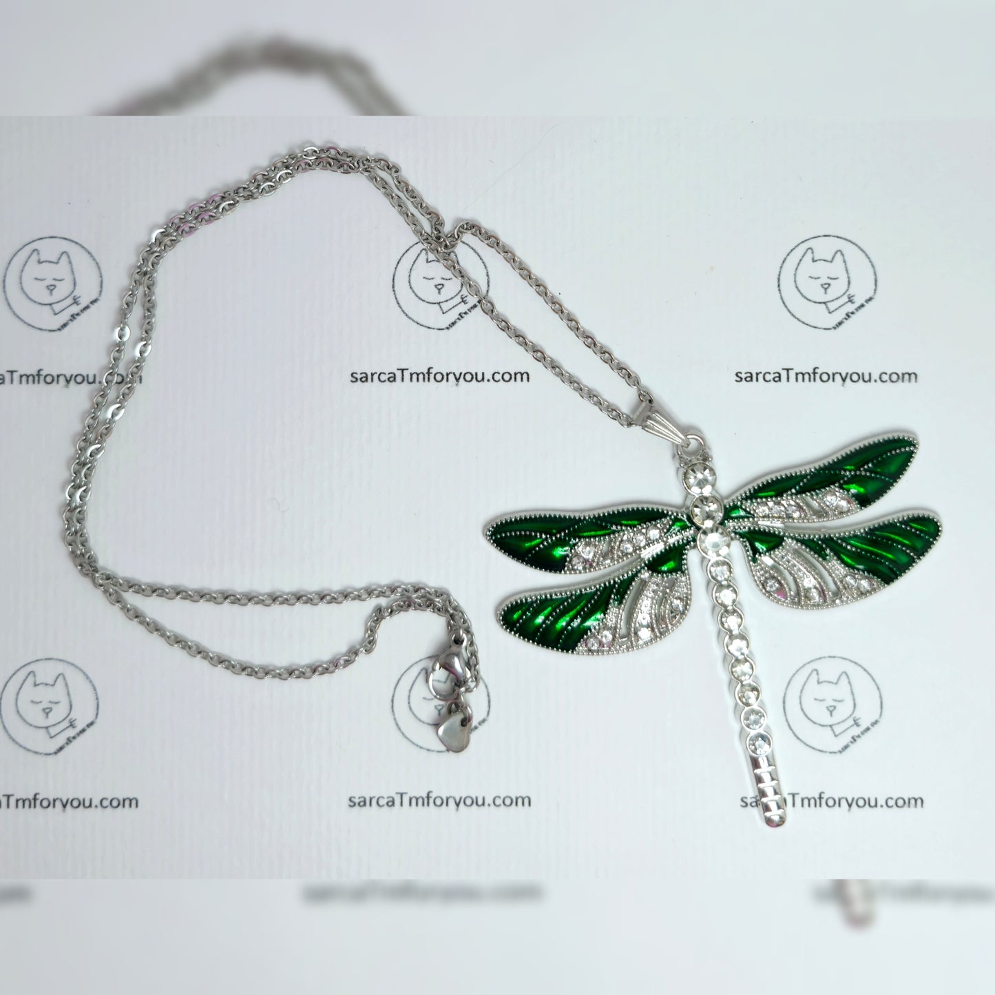 Ketting libelle - groen