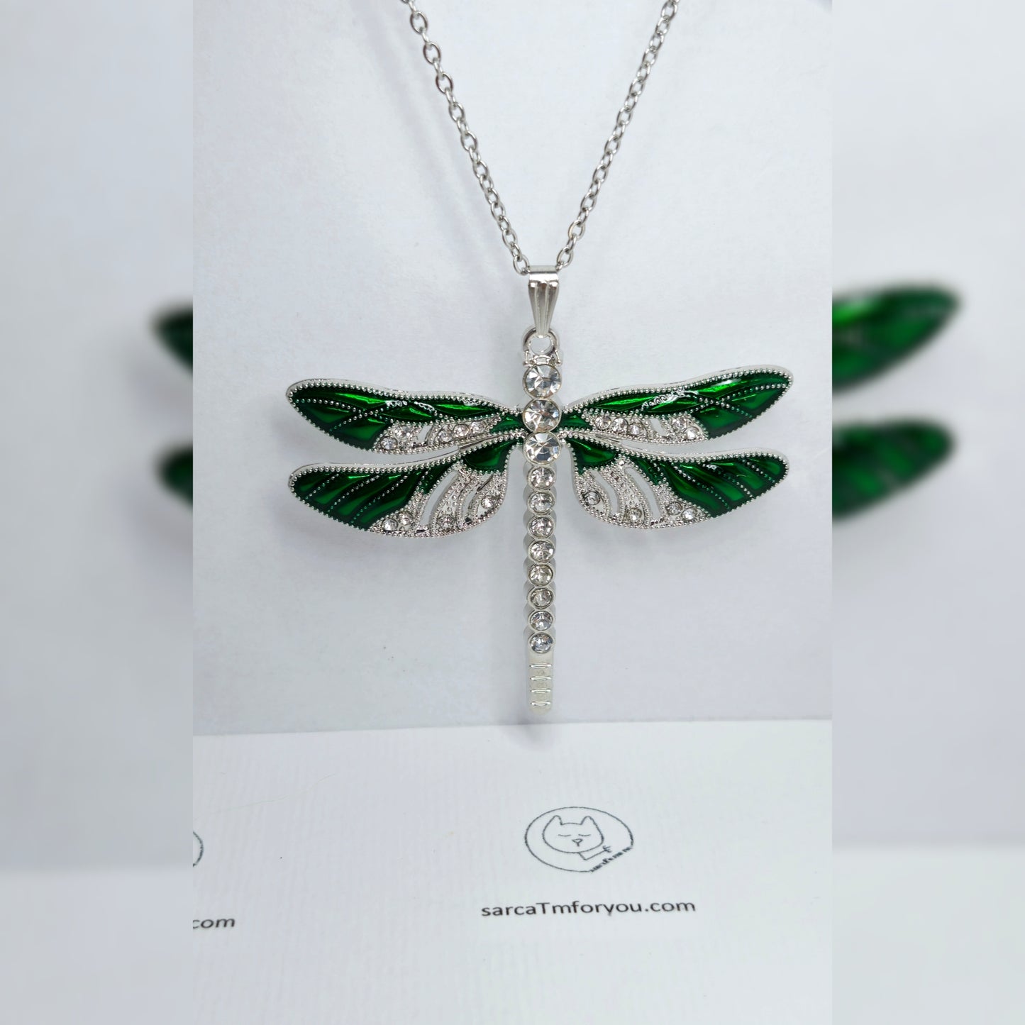 Ketting libelle - groen