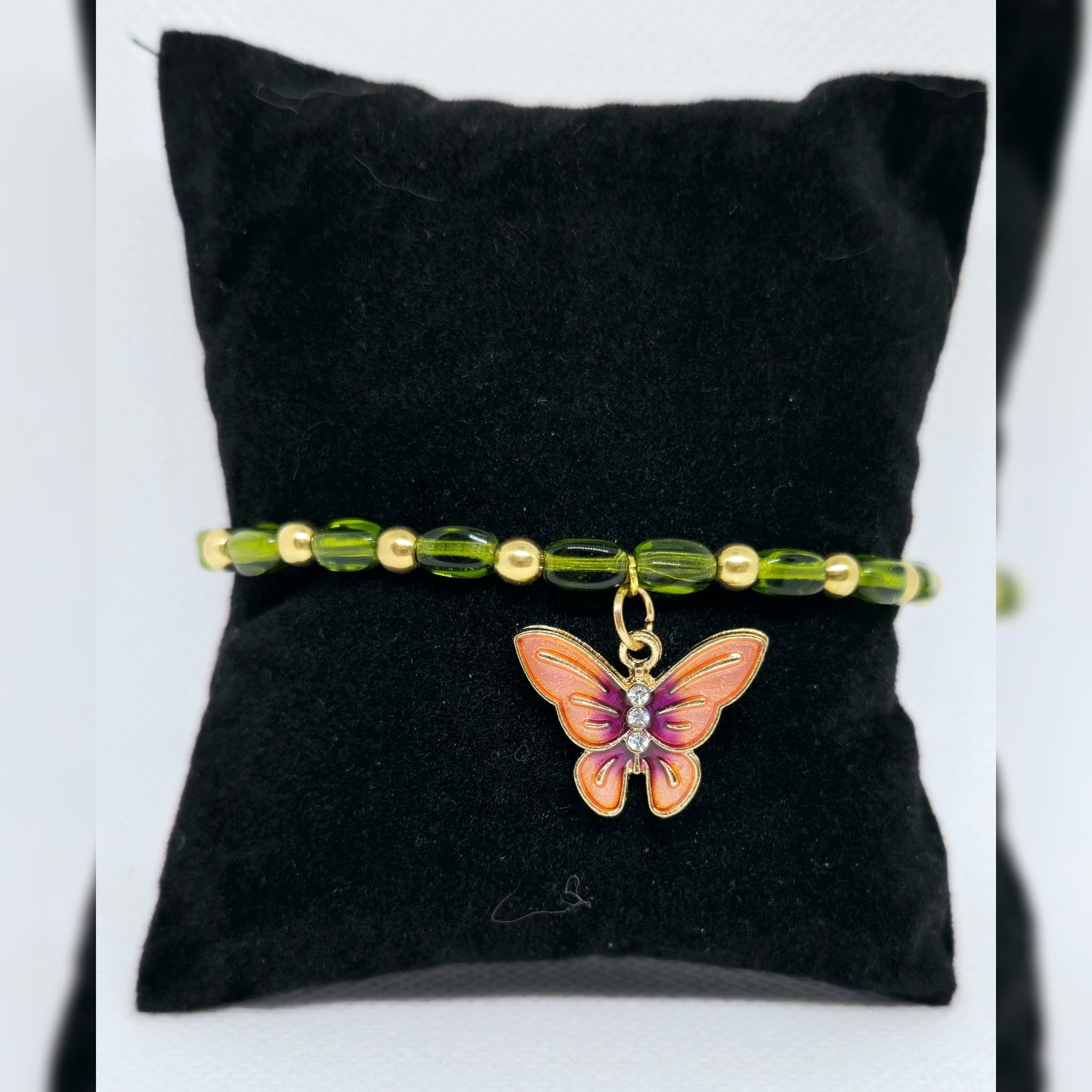 Armband met vlinder