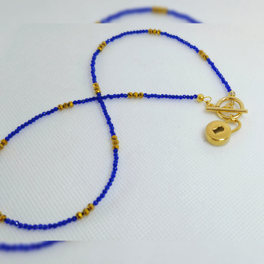 Ketting royal blue / choker