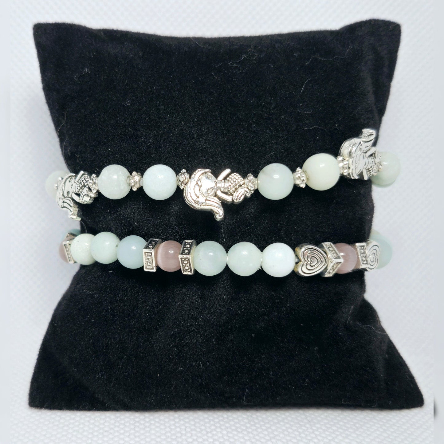 Armband set zeemeermin met mintgroen