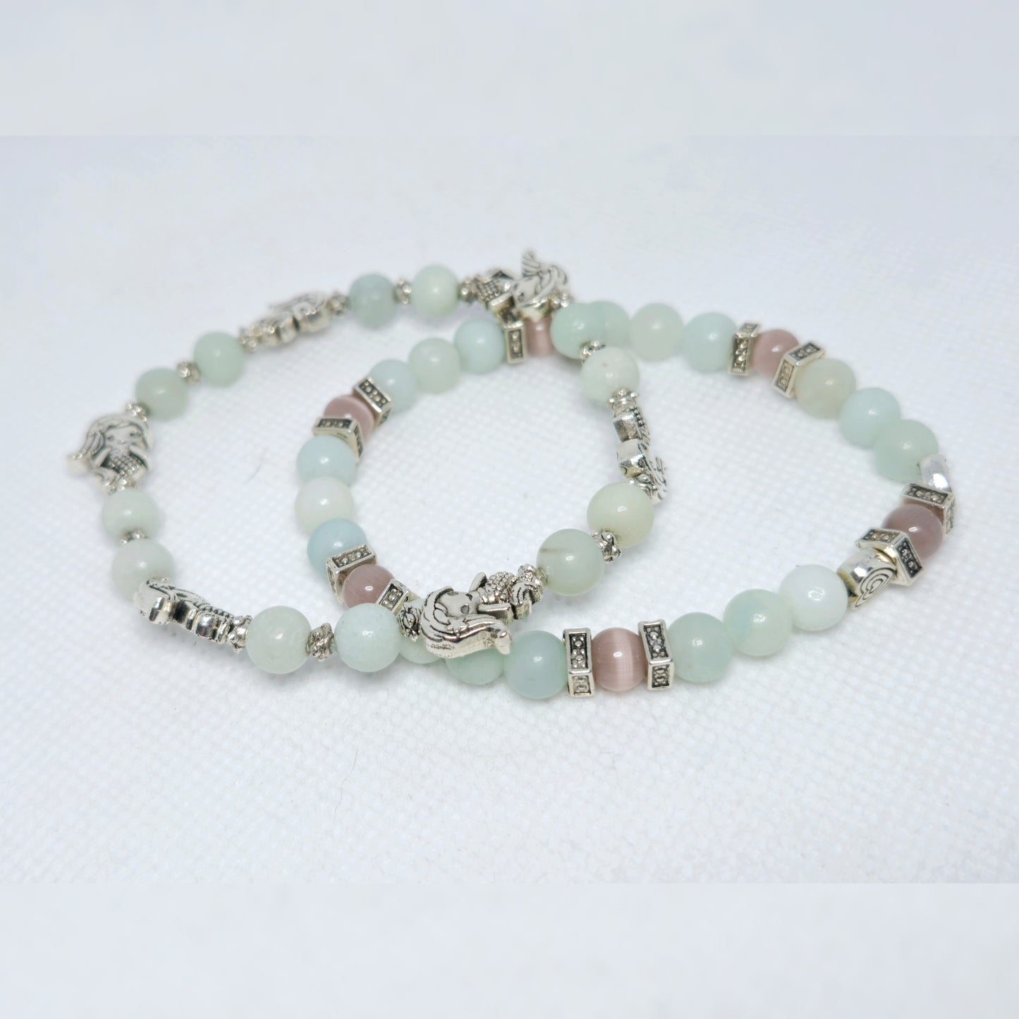 Armband set zeemeermin met mintgroen