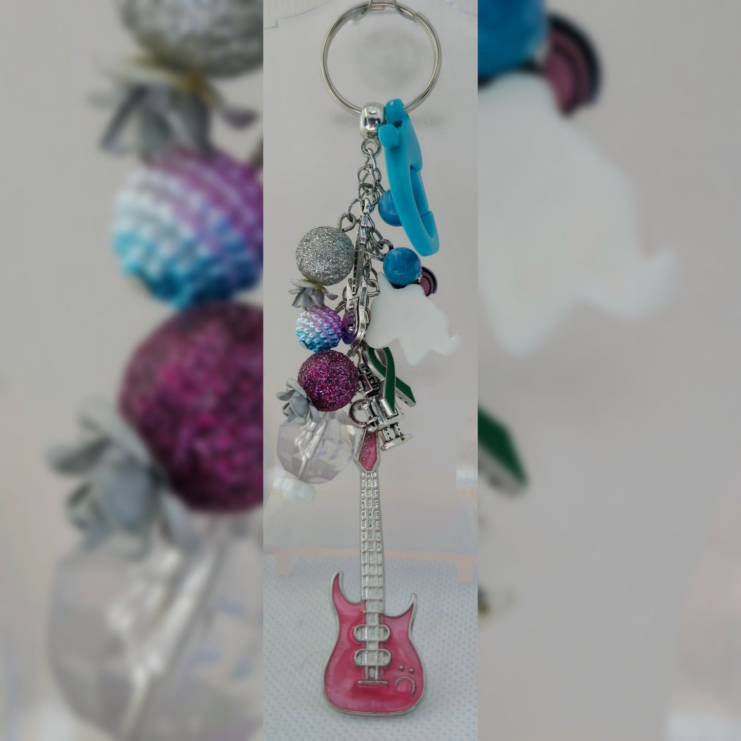 Sleutelhanger unicorn pink